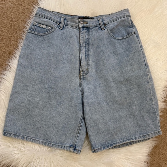 Route 66 90’s Light Denim Women’s Mom Shorts Jorts 13/14 - Picture 1 of 8